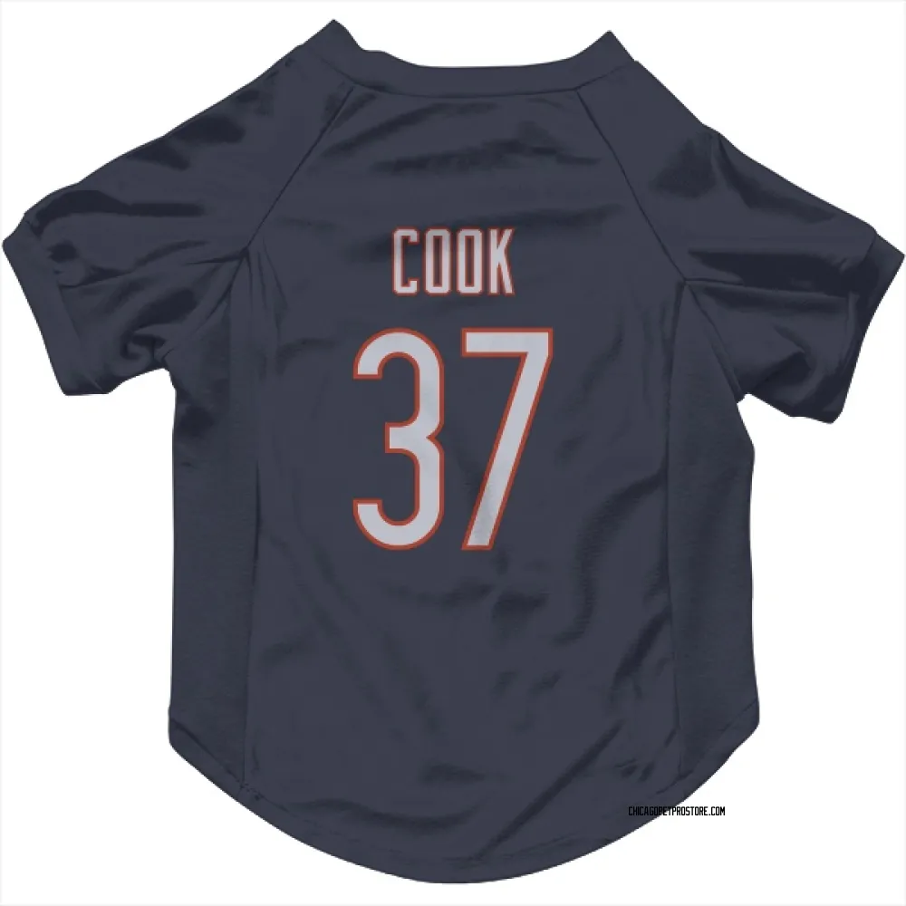 Chicago Bears Alex Cook Navy Pet Jersey for Dog & Cat