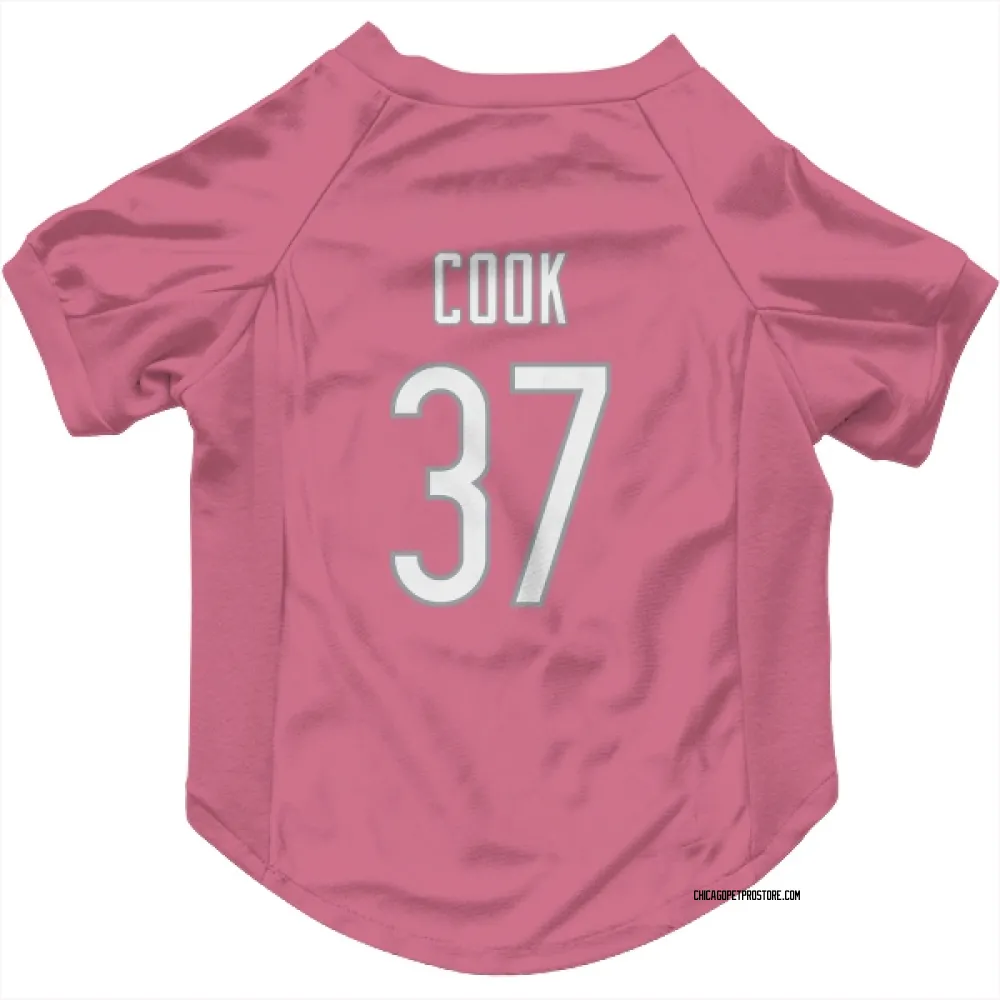 Chicago Bears Alex Cook Pink Pet Jersey for Dog & Cat