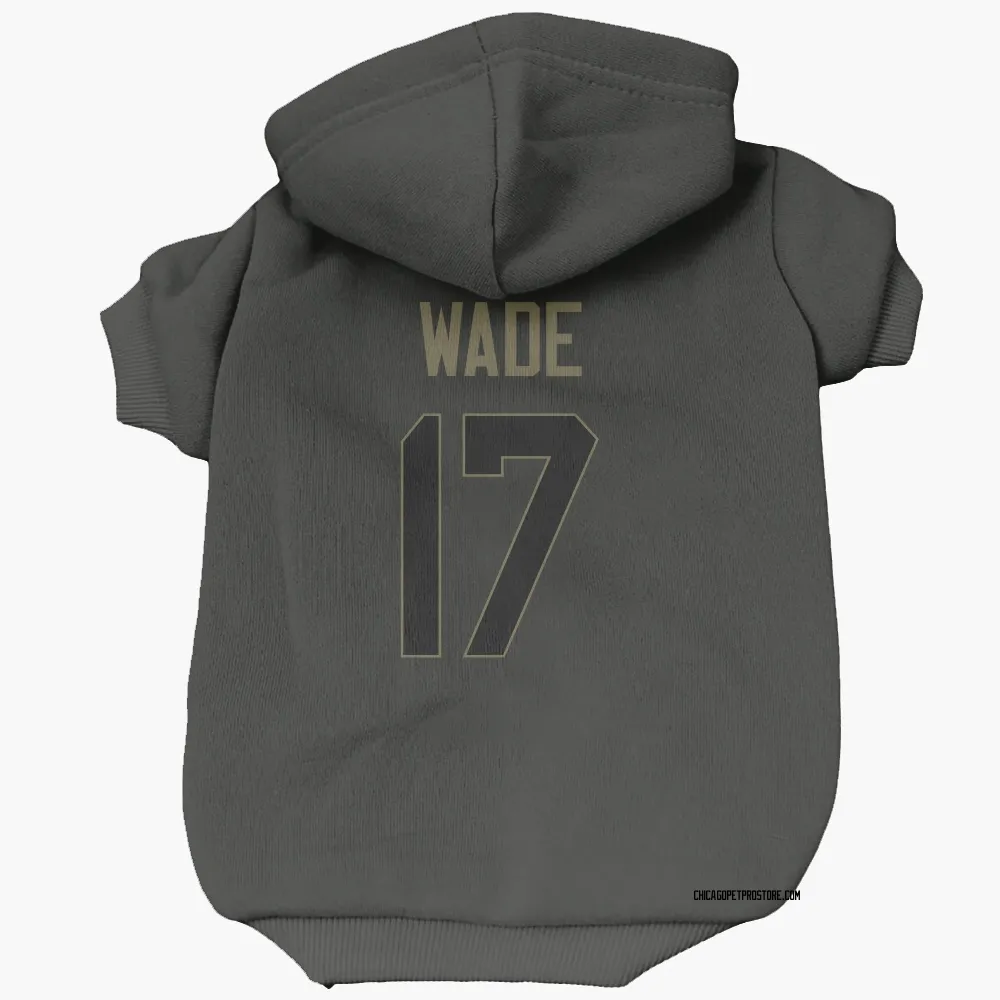 Chicago Bears Barrington Wade Black Service Pet Hoodie for Dog & Cat