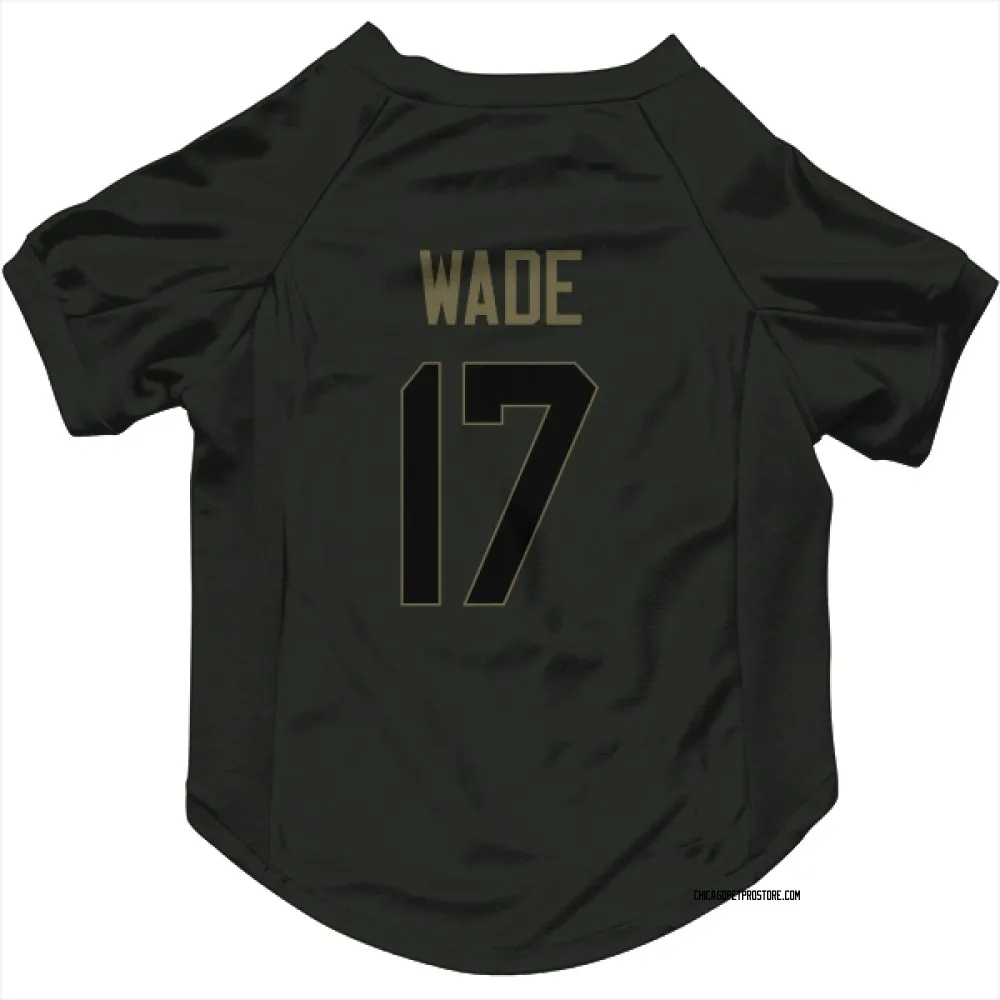 Chicago Bears Barrington Wade Black Service Pet Jersey for Dog & Cat