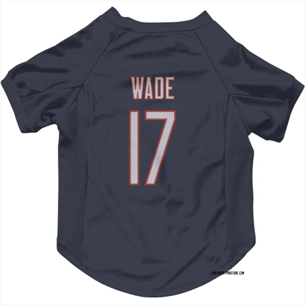 Chicago Bears Barrington Wade Navy Pet Jersey for Dog & Cat