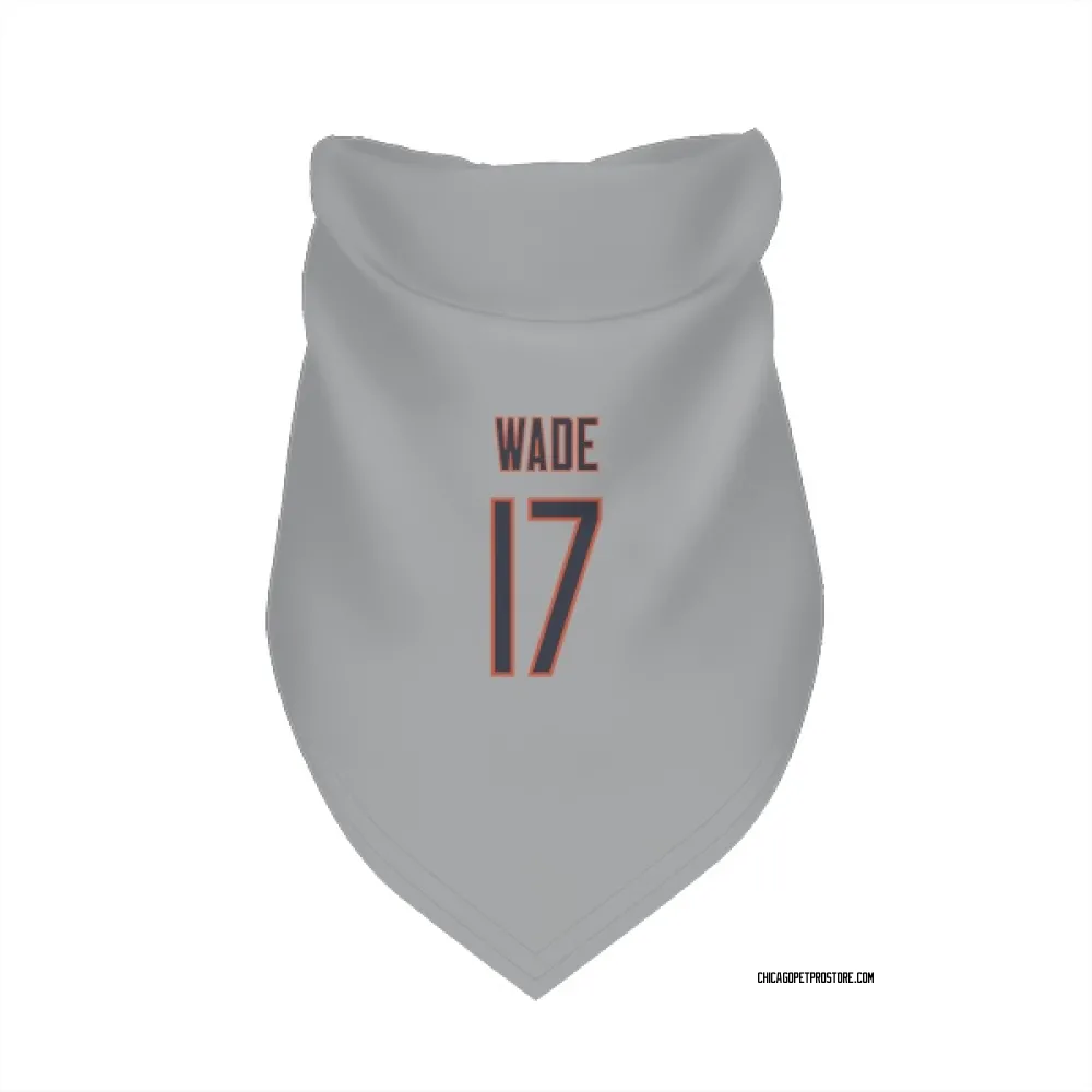 Chicago Bears Barrington Wade Silver Pet Bandana for Dog & Cat