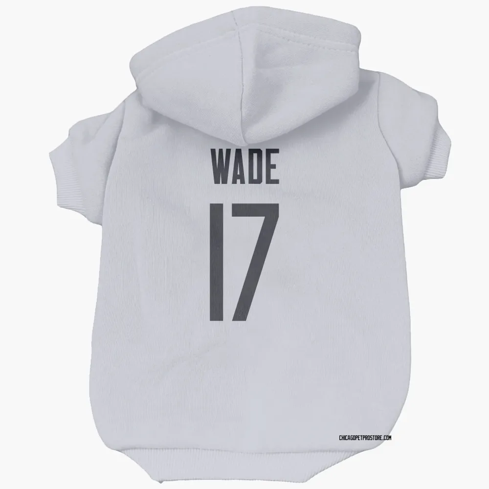 Chicago Bears Barrington Wade White Pet Hoodie for Dog & Cat