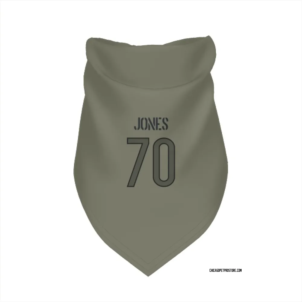 Chicago Bears Braxton Jones Olive Pet Bandana for Dog & Cat