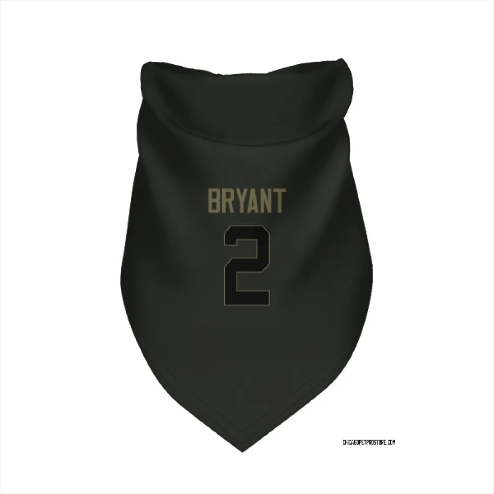 Chicago Bears Coby Bryant Black Service Pet Bandana for Dog & Cat