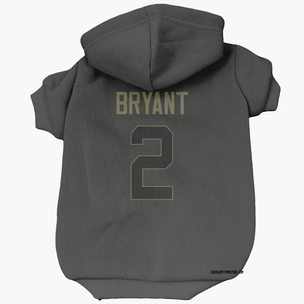 Chicago Bears Coby Bryant Black Service Pet Hoodie for Dog & Cat