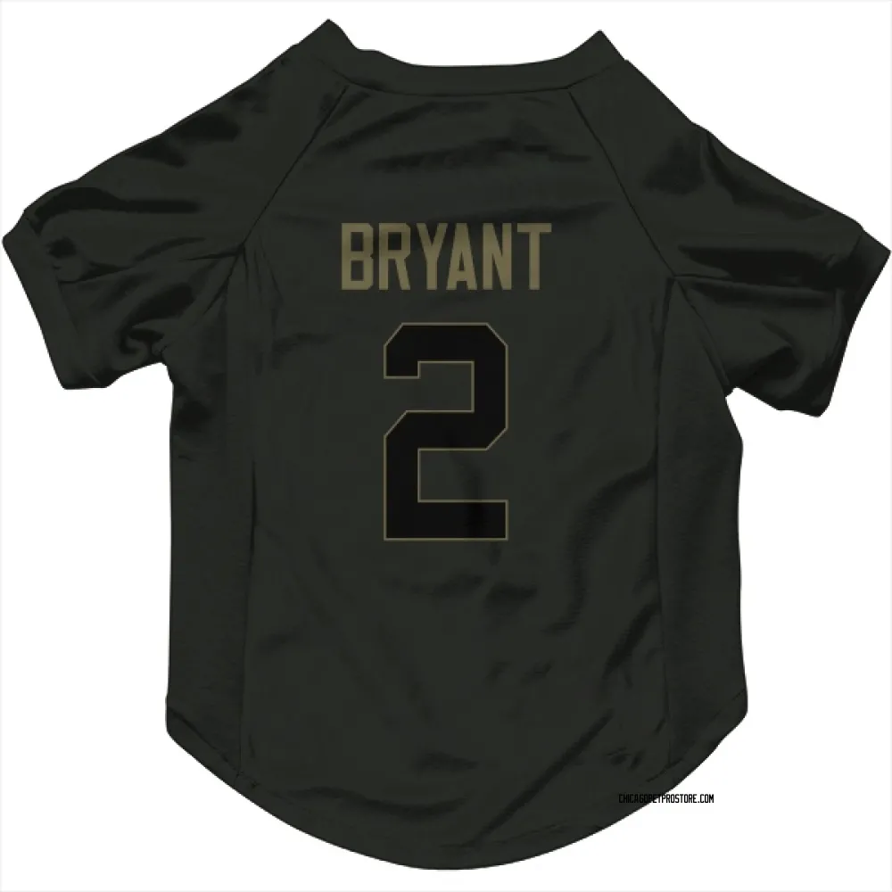 Chicago Bears Coby Bryant Black Service Pet Jersey for Dog & Cat