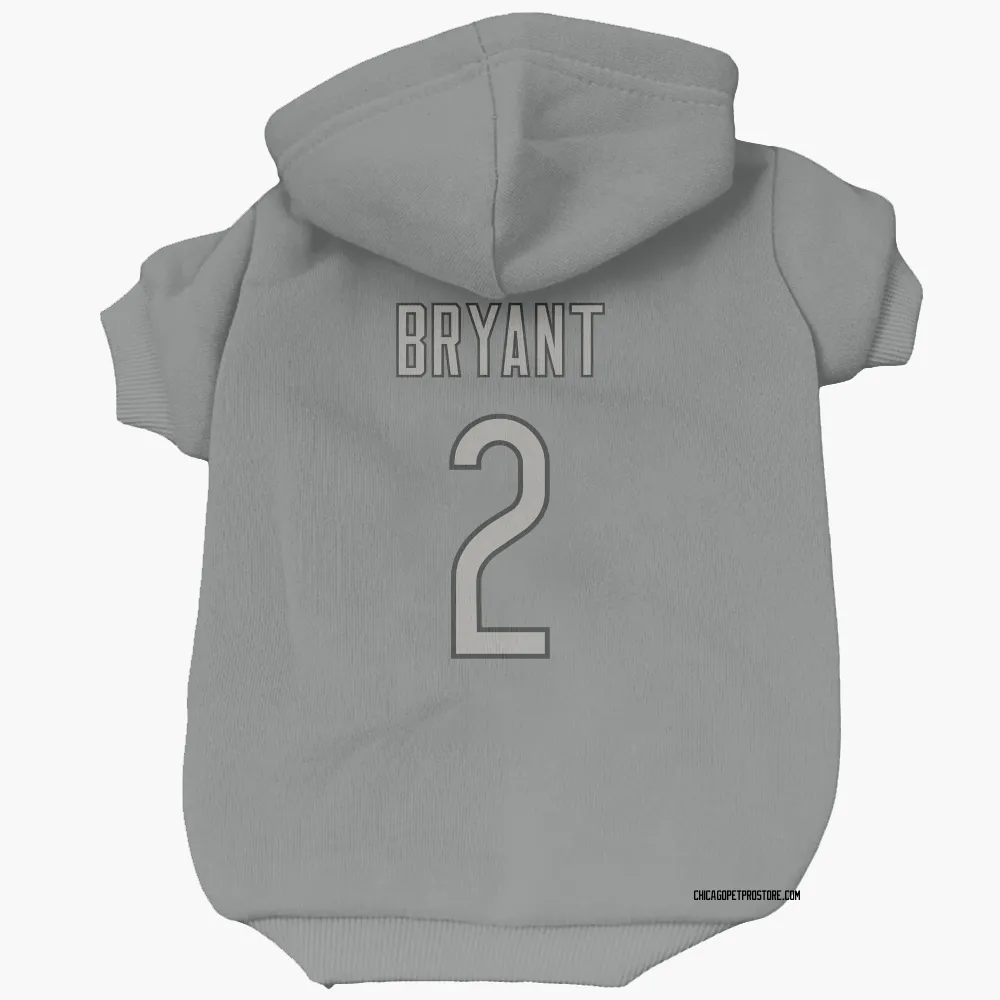 Chicago Bears Coby Bryant Charcoal Pet Hoodie for Dog & Cat