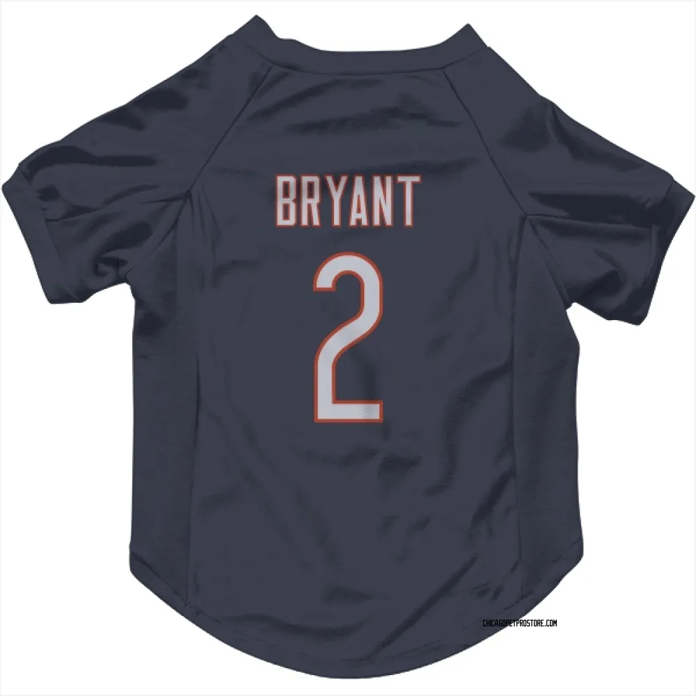 Chicago Bears Coby Bryant Navy Pet Jersey for Dog & Cat