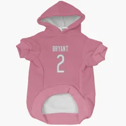 Chicago Bears Coby Bryant Pink Pet Hoodie for Dog & Cat