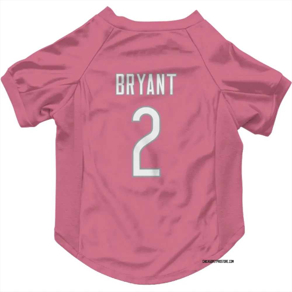 Chicago Bears Coby Bryant Pink Pet Jersey for Dog & Cat