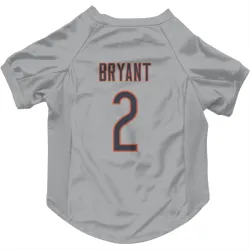 Chicago Bears Coby Bryant Silver Pet Jersey for Dog & Cat