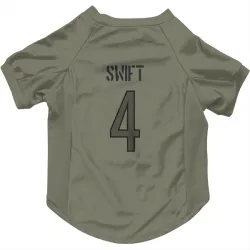 Chicago Bears D'Andre Swift Olive Pet Jersey for Dog & Cat