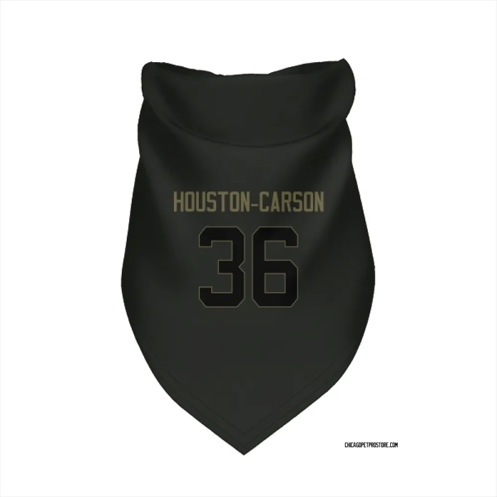 Chicago Bears DeAndre Houston-Carson Black Service Pet Bandana for Dog & Cat