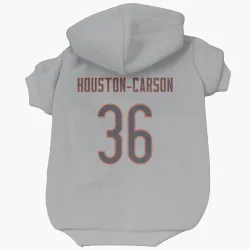 Chicago Bears DeAndre Houston-Carson Silver Pet Hoodie for Dog & Cat