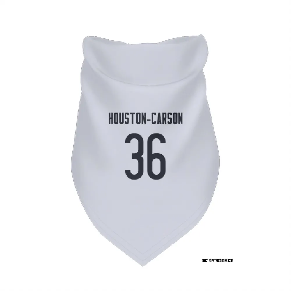 Chicago Bears DeAndre Houston-Carson White Pet Bandana for Dog & Cat