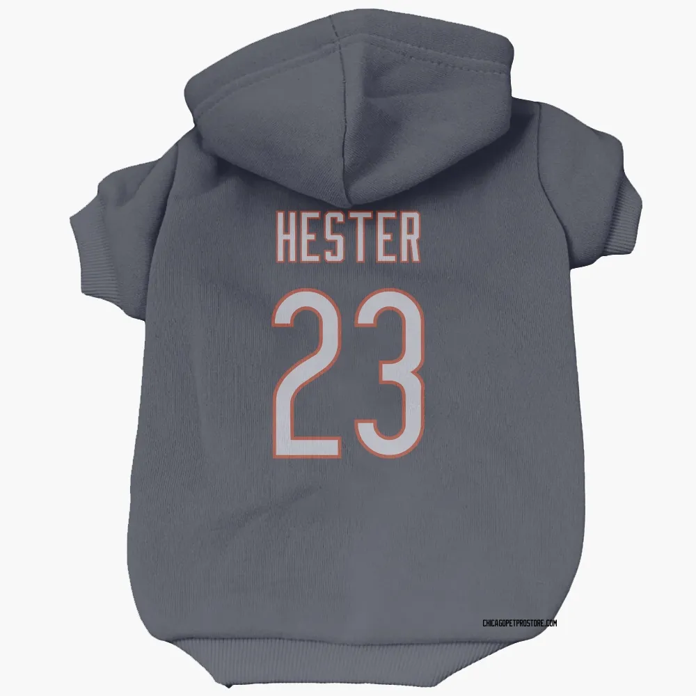 Chicago Bears Devin Hester Navy Pet Hoodie for Dog & Cat