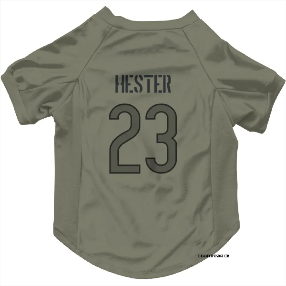 Chicago Bears Devin Hester Olive Pet Jersey for Dog & Cat