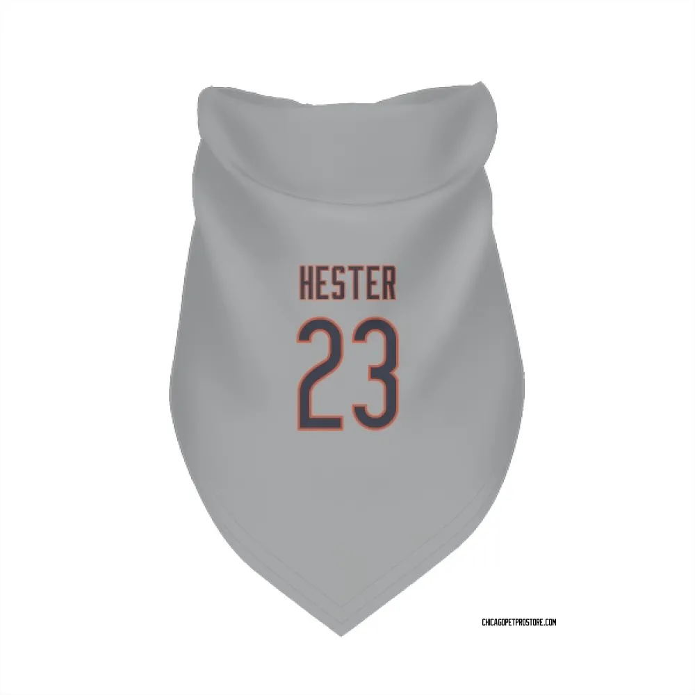 Chicago Bears Devin Hester Silver Pet Bandana for Dog & Cat