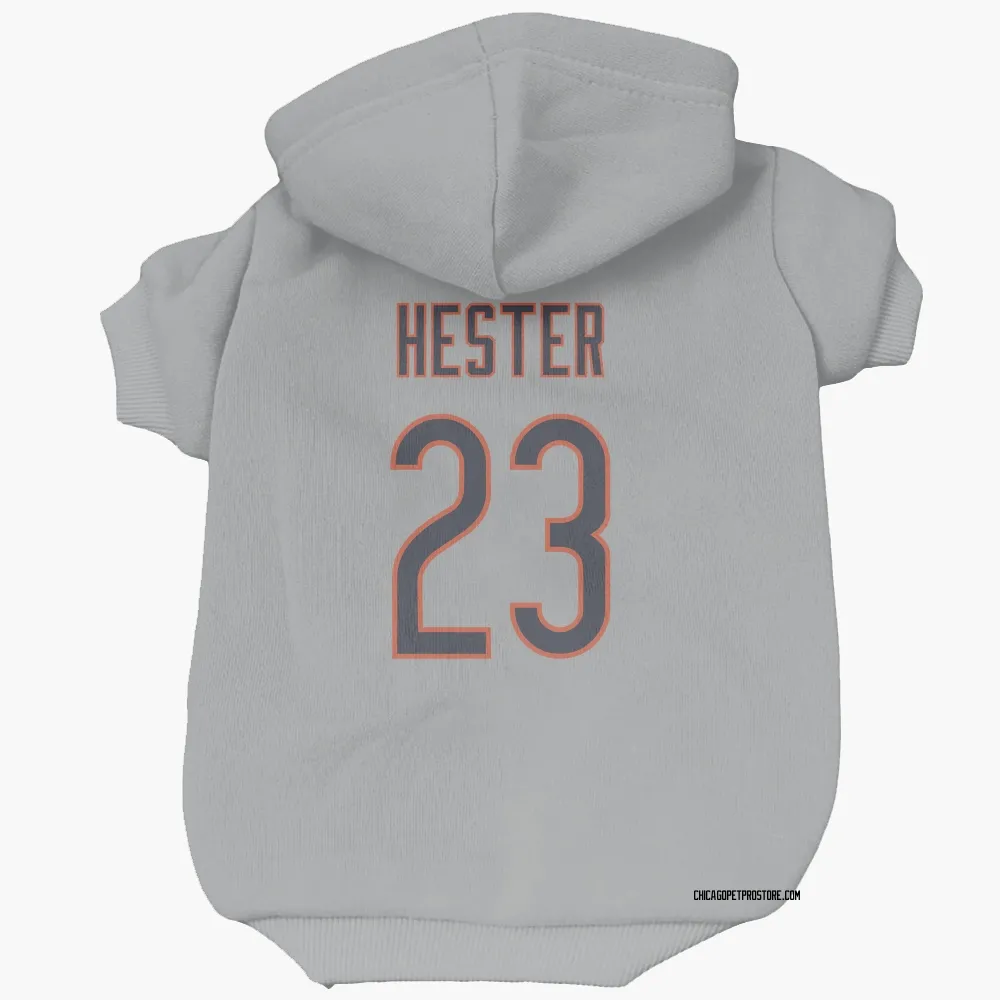 Chicago Bears Devin Hester Silver Pet Hoodie for Dog & Cat
