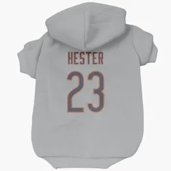 Chicago Bears Devin Hester Silver Pet Hoodie for Dog & Cat