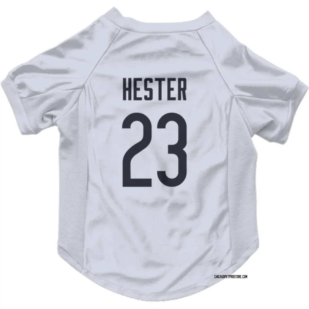 Chicago Bears Devin Hester White Pet Jersey for Dog & Cat