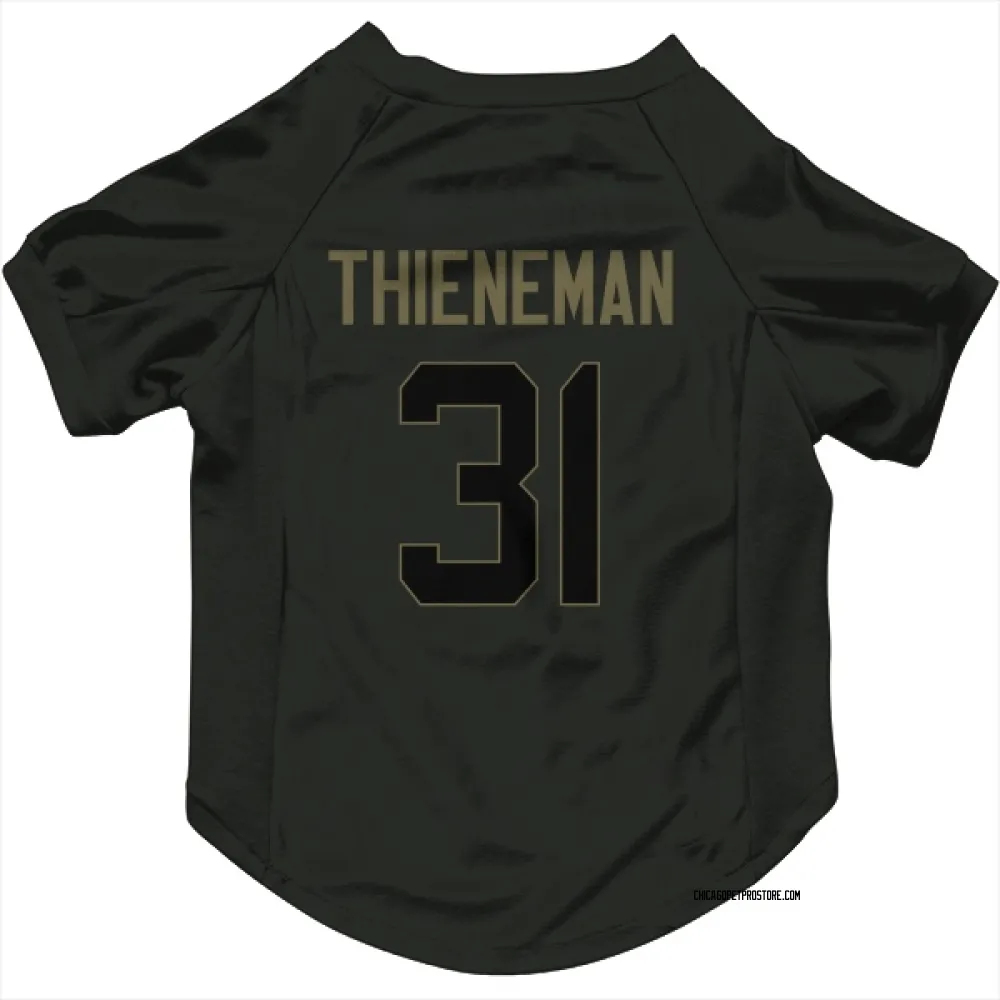 Chicago Bears Dillon Thieneman Black Service Pet Jersey for Dog & Cat
