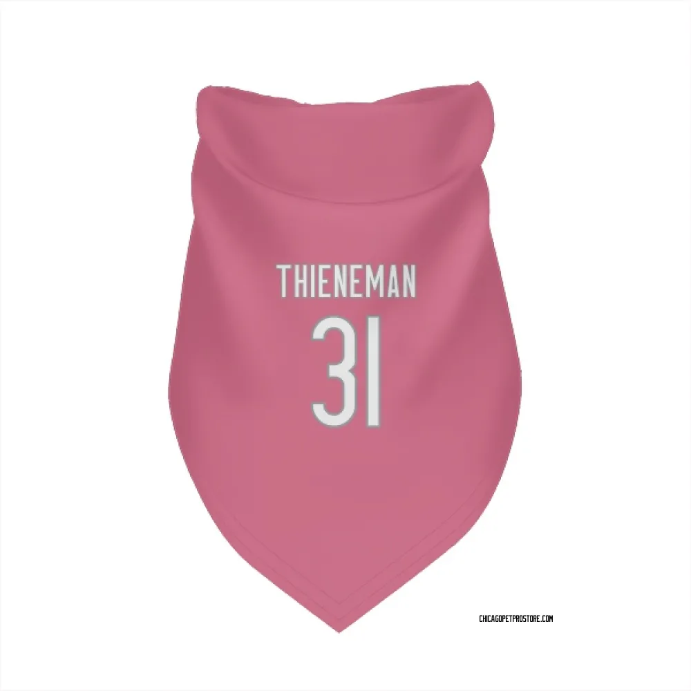 Chicago Bears Dillon Thieneman Pink Pet Bandana for Dog & Cat