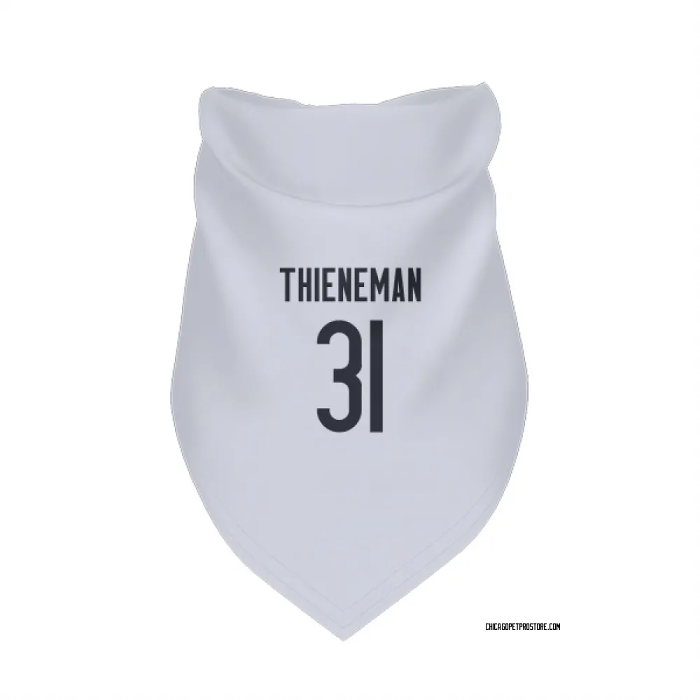 Chicago Bears Dillon Thieneman White Pet Bandana for Dog & Cat