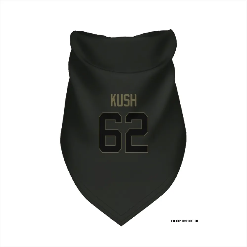 Chicago Bears Eric Kush Black Service Pet Bandana for Dog & Cat