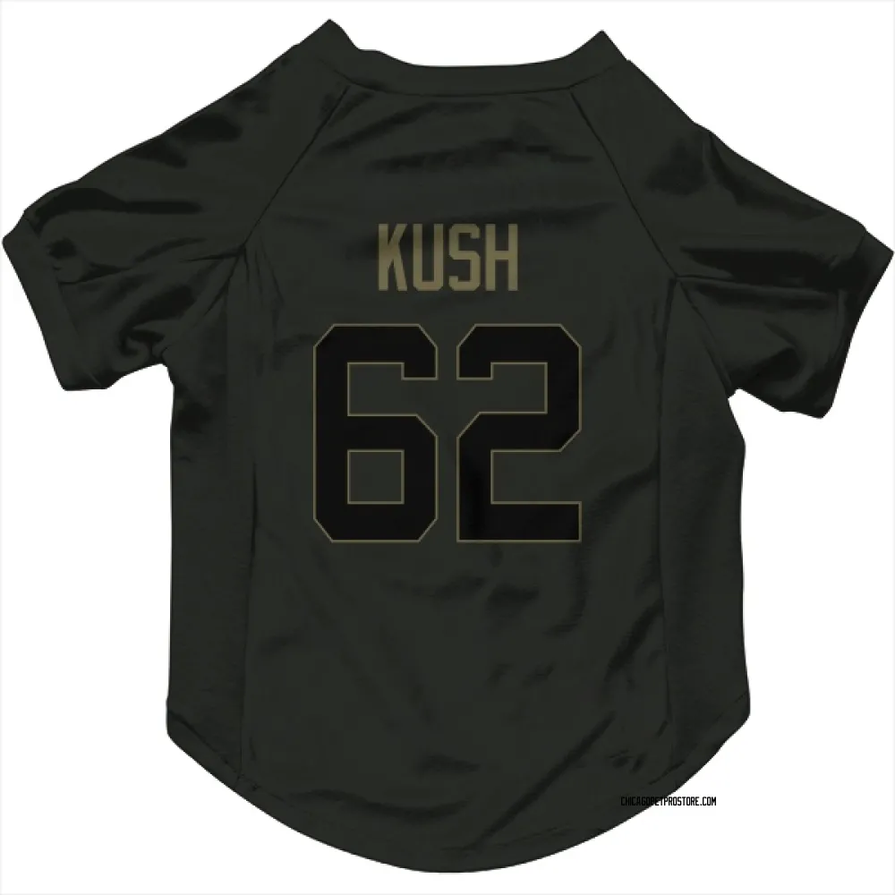 Chicago Bears Eric Kush Black Service Pet Jersey for Dog & Cat