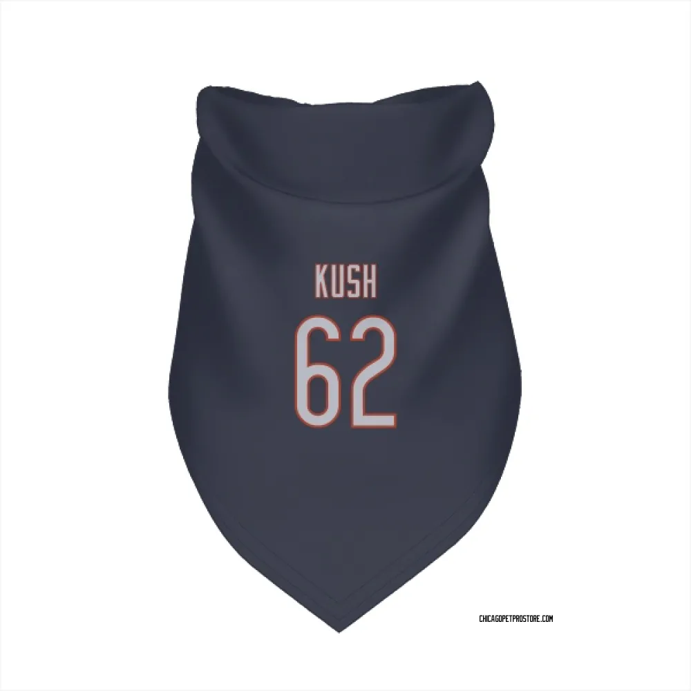 Chicago Bears Eric Kush Navy Pet Bandana for Dog & Cat