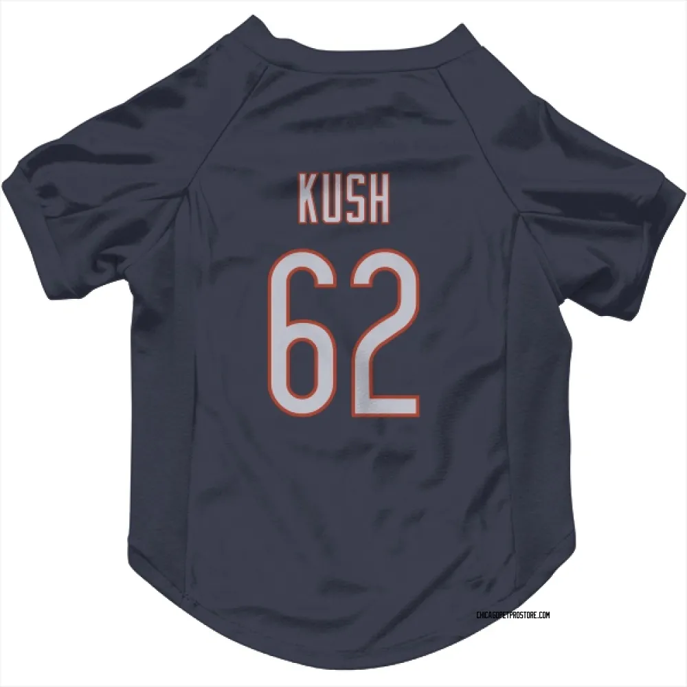 Chicago Bears Eric Kush Navy Pet Jersey for Dog & Cat