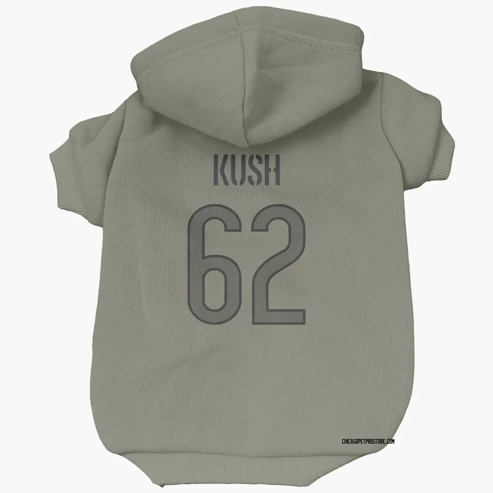Chicago Bears Eric Kush Olive Pet Hoodie for Dog & Cat