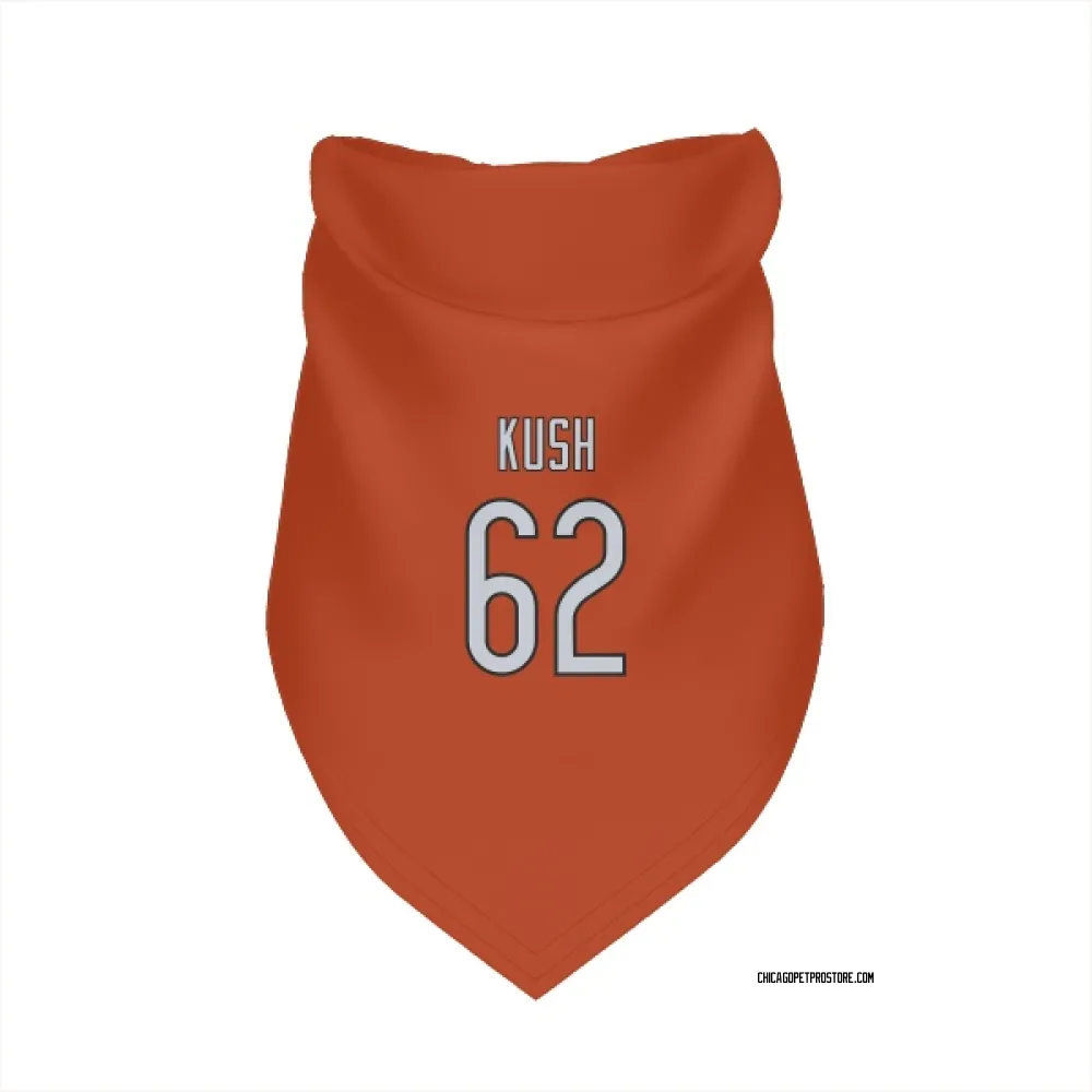 Chicago Bears Eric Kush Orange Pet Bandana for Dog & Cat