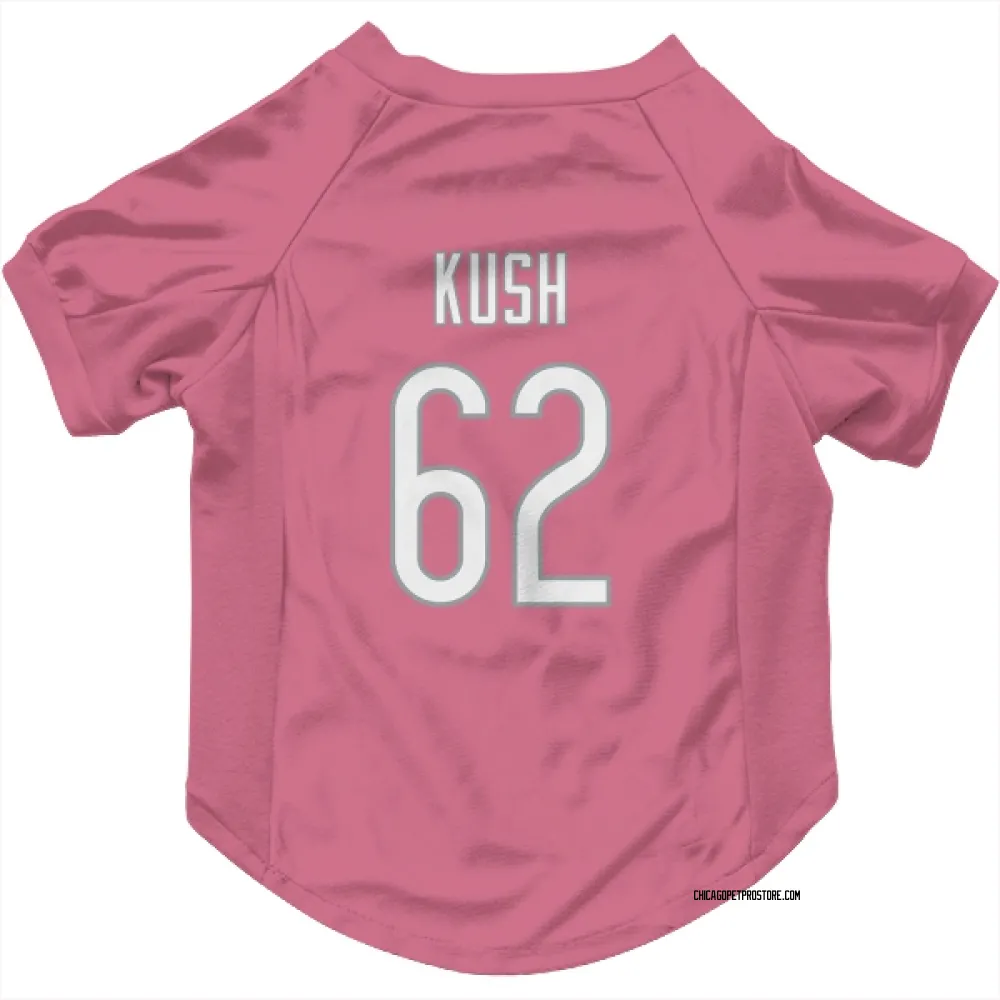 Chicago Bears Eric Kush Pink Pet Jersey for Dog & Cat