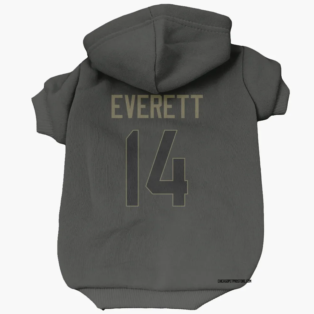 Chicago Bears Gerald Everett Black Service Pet Hoodie for Dog & Cat