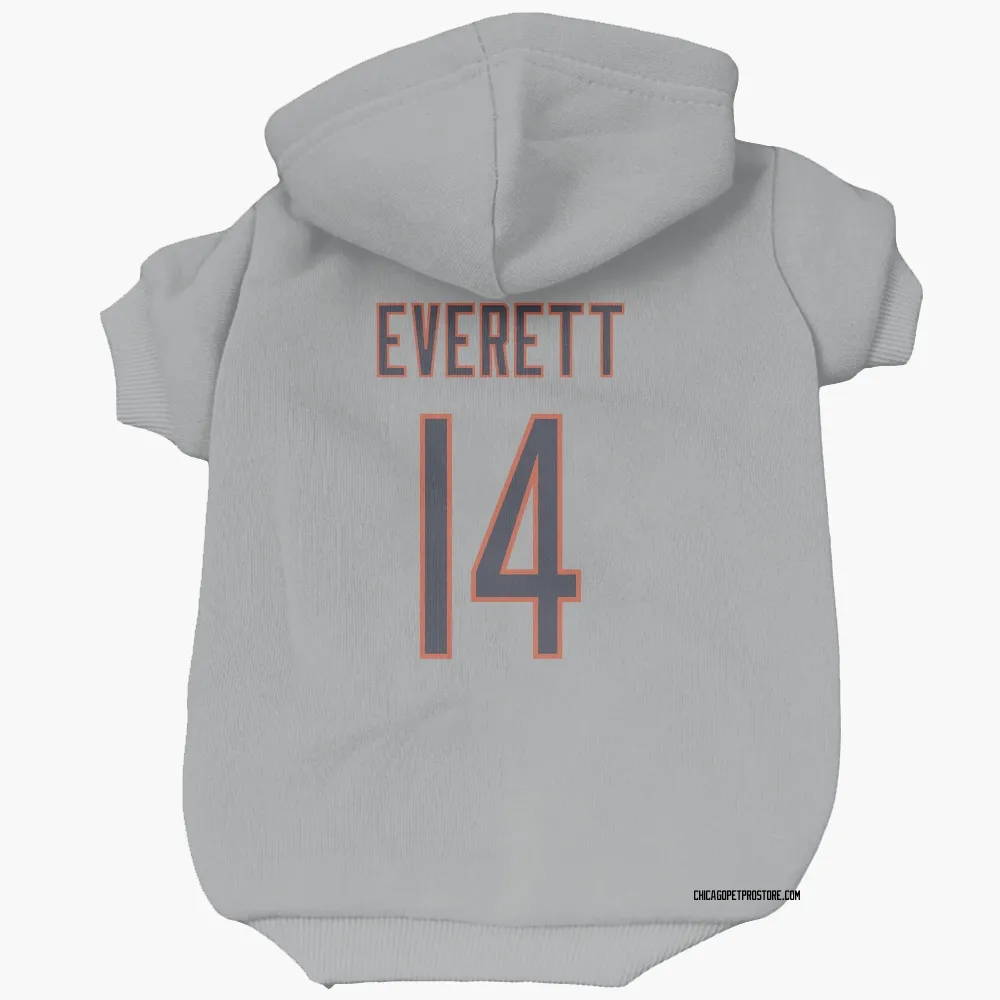 Chicago Bears Gerald Everett Silver Pet Hoodie for Dog & Cat