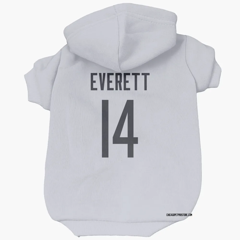 Chicago Bears Gerald Everett White Pet Hoodie for Dog & Cat