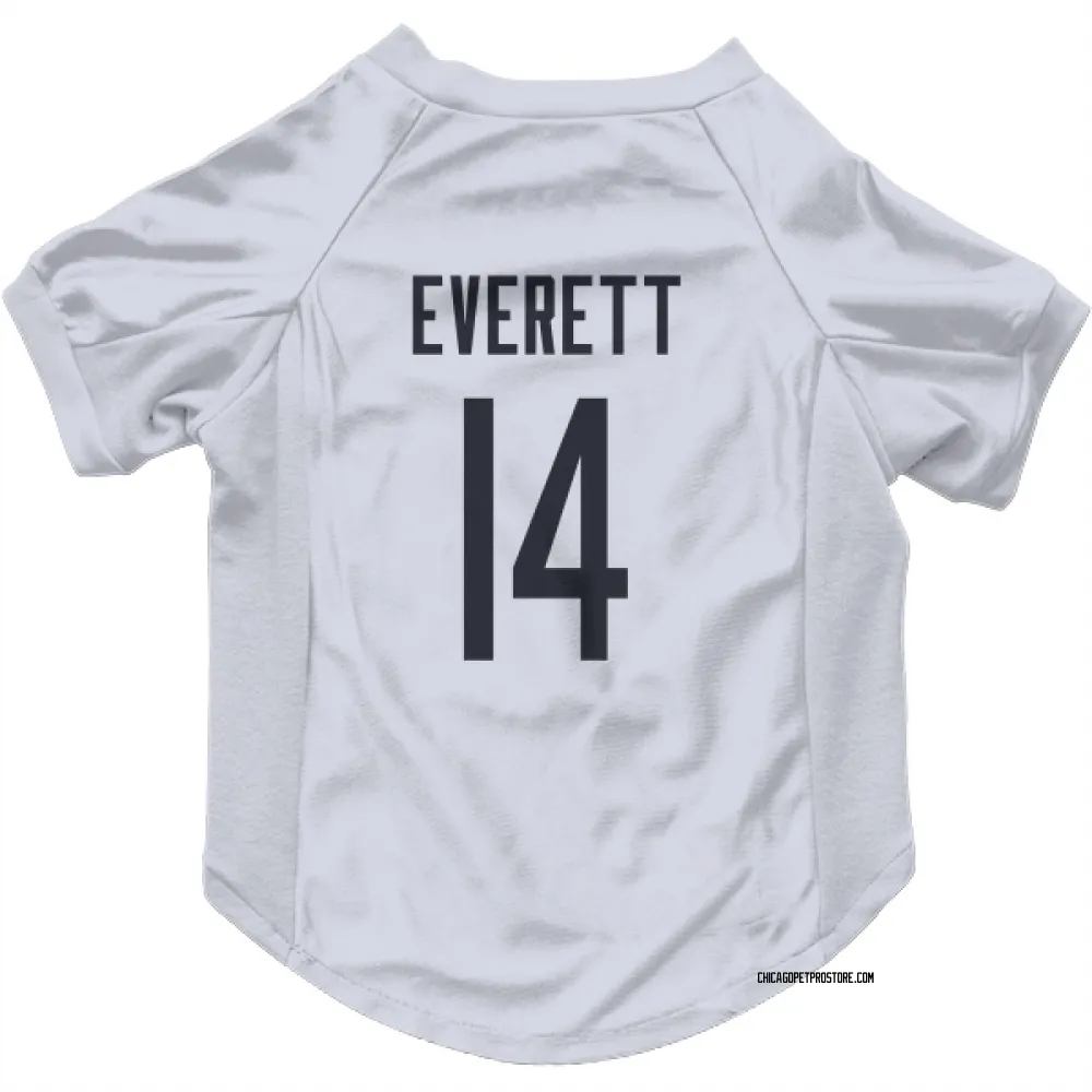 Chicago Bears Gerald Everett White Pet Jersey for Dog & Cat
