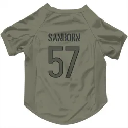 Chicago Bears Jack Sanborn Olive Pet Jersey for Dog & Cat