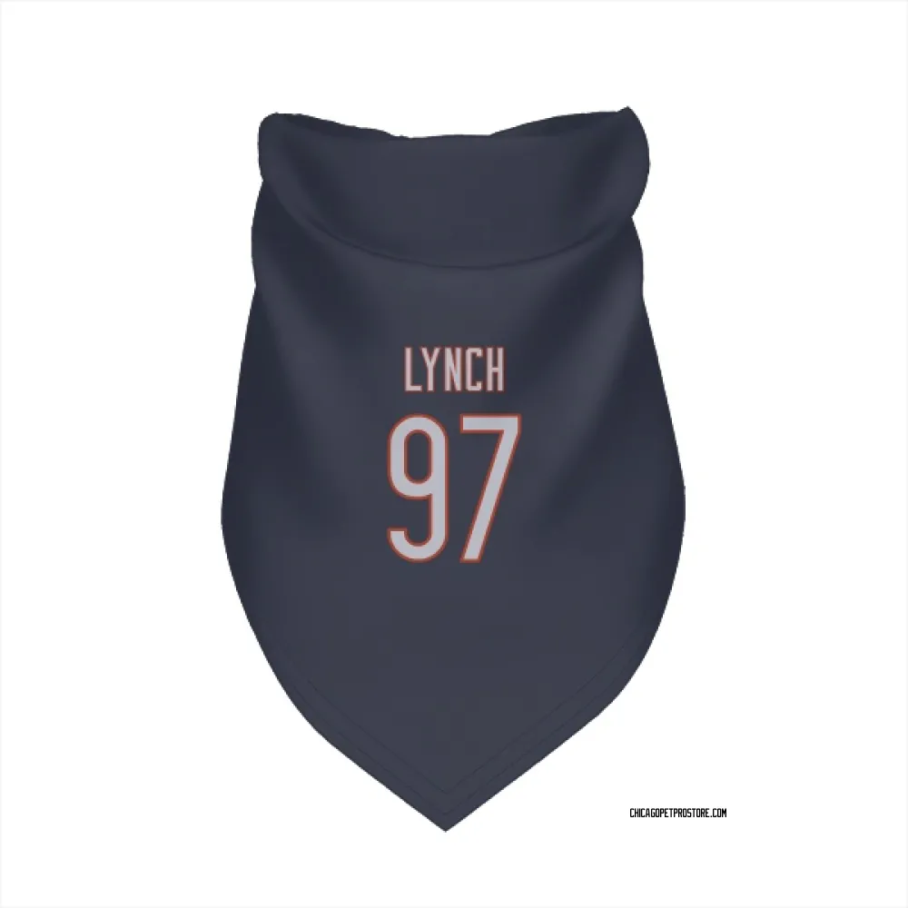 Chicago Bears James Lynch Navy Pet Bandana for Dog & Cat