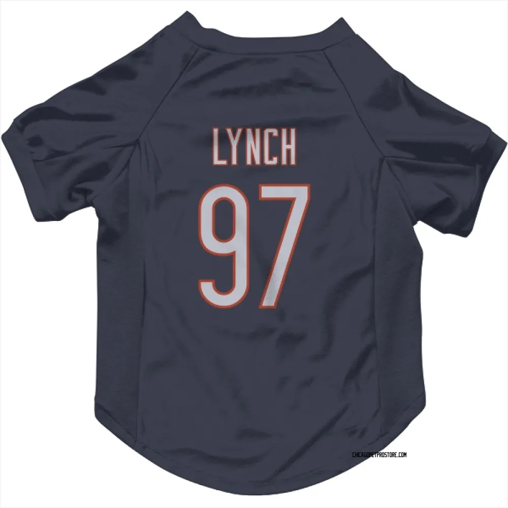 Chicago Bears James Lynch Navy Pet Jersey for Dog & Cat