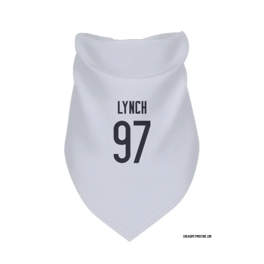 Chicago Bears James Lynch White Pet Bandana for Dog & Cat