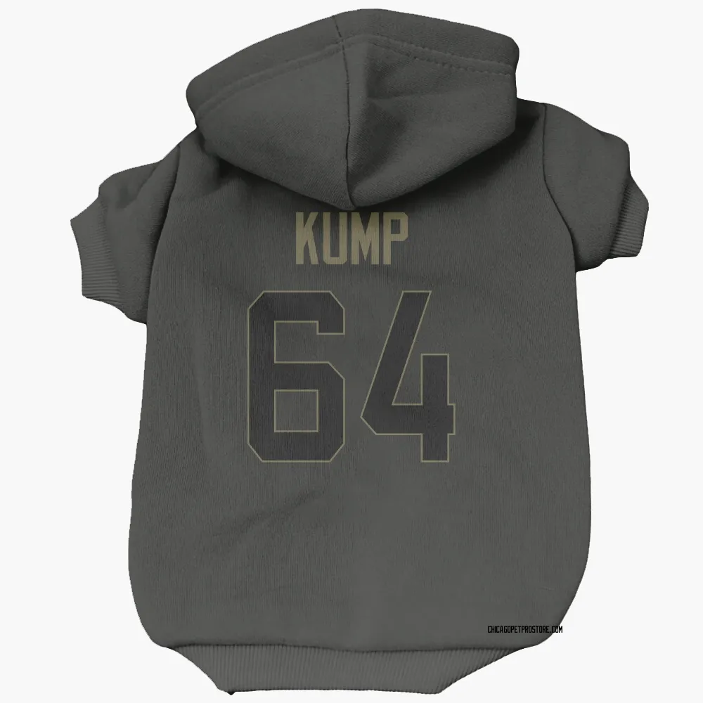 Chicago Bears Jaren Kump Black Service Pet Hoodie for Dog & Cat