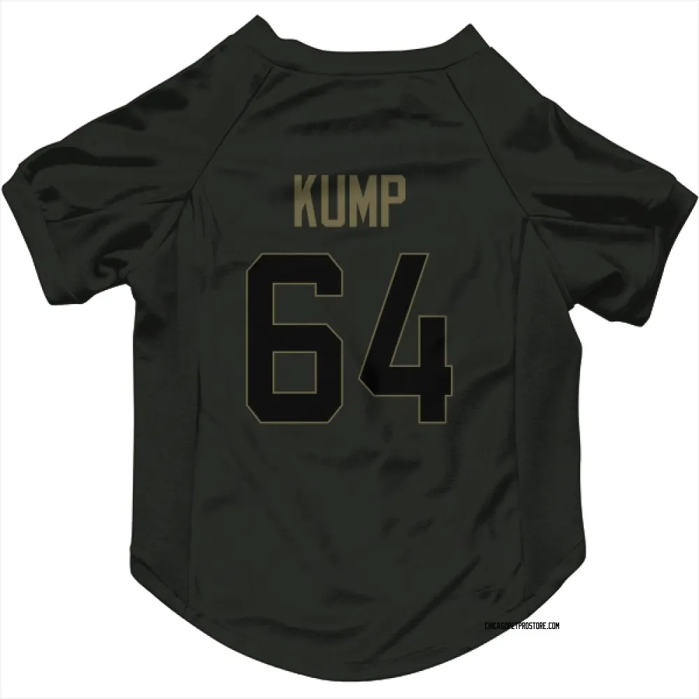 Chicago Bears Jaren Kump Black Service Pet Jersey for Dog & Cat