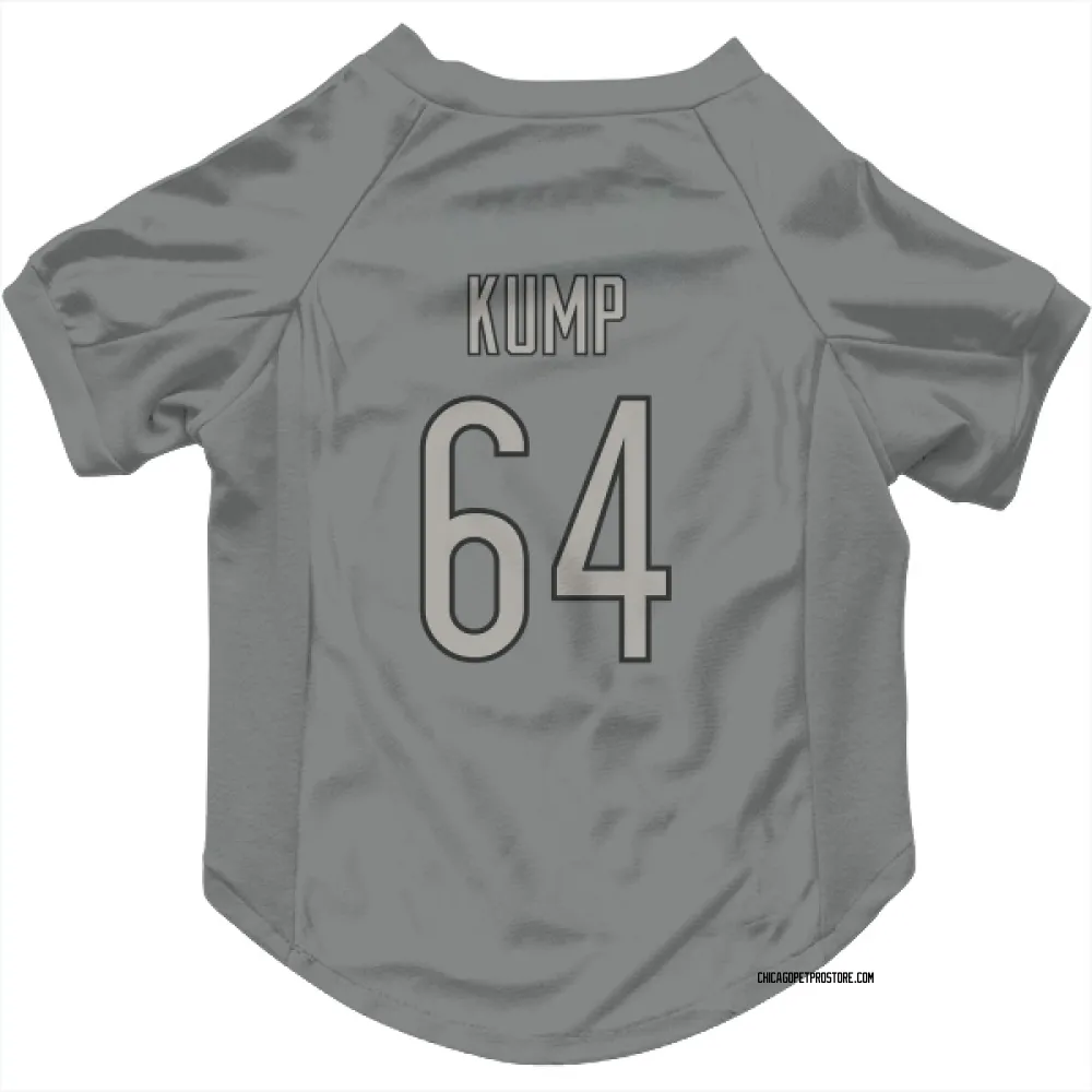 Chicago Bears Jaren Kump Charcoal Pet Jersey for Dog & Cat