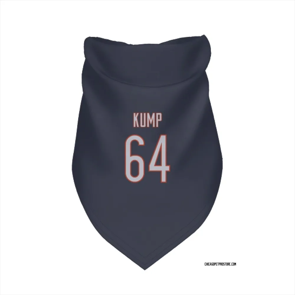 Chicago Bears Jaren Kump Navy Pet Bandana for Dog & Cat