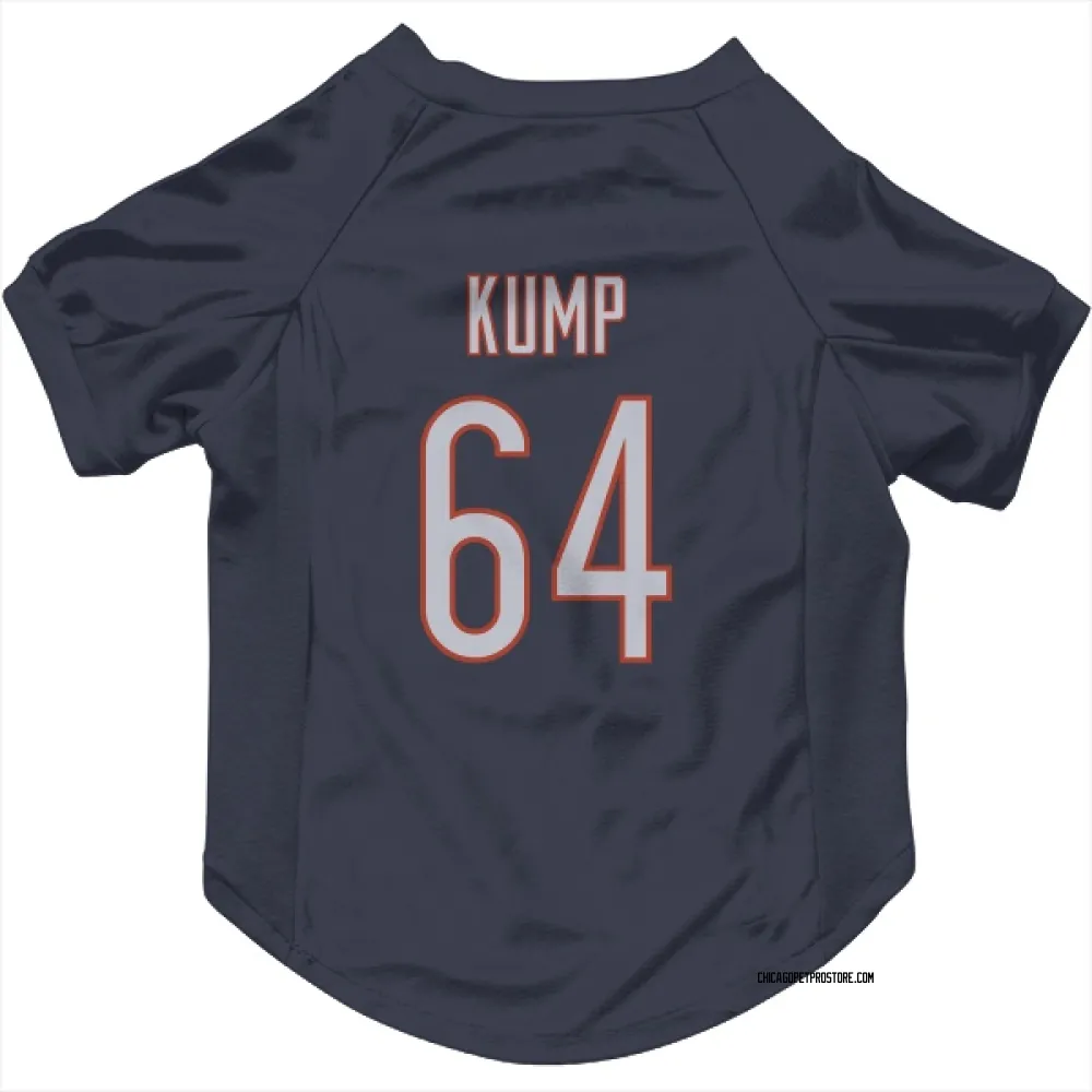 Chicago Bears Jaren Kump Navy Pet Jersey for Dog & Cat