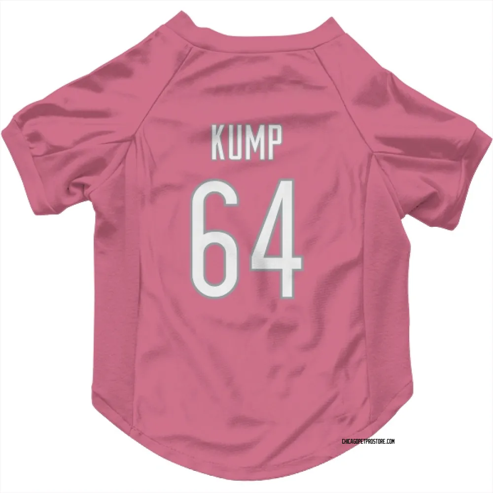 Chicago Bears Jaren Kump Pink Pet Jersey for Dog & Cat